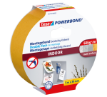 Montagetape tesa® Powerbond Indoor dubbelzijdig klevend 5mx38mm wit
