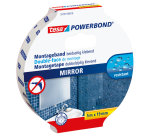 Doppelseitiges tesa® Powerbond Spiegel-Montageband 5mx19mm weiß