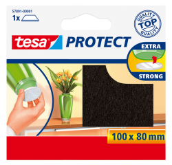 Beschermvilt tesa® Protect anti-kras  80x100mm bruin