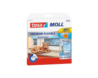 Ruban de calfeutrage tesamoll® Premium Flexible silicone 6mx9mm transparent