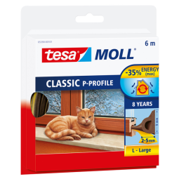 DE_Moll CLASSIC Calfeutrage caoutchouc profil E, marron