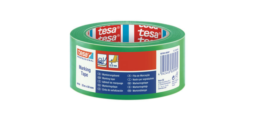 Ruband de marquage tesa® Professional 60760 PV1 33mx50mm vert