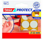 tesa® Protect Anti-Scratch Felt Ø22mm White 12 Pieces