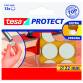 Beschermvilt tesa® Protect anti-kras  Ø22mm wit 12 stuks