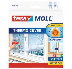 Isolatiefolie tesamoll® Thermo Cover tbv ramen 1,5x4m transparant