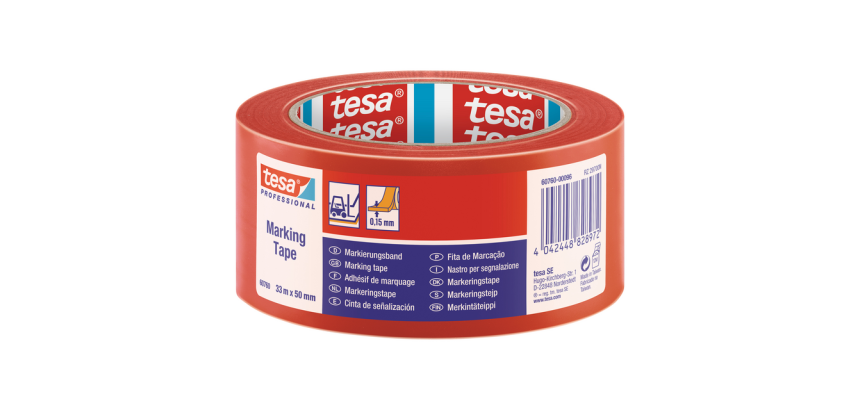 Ruban de marquage tesa® Professional 60760 PV1 33mx50mm rouge