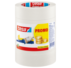 Afplaktape tesa® Economy 50mx30mm beige 5 rollen