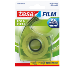 Dérouleur ruban adhésif tesa Film® Eco&Clear 33mx19mm transparent blister