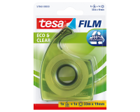 Plakband handdispenser tesafilm® Eco & Clear 33mx19mm transparant blister