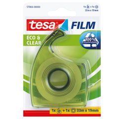 Dérouleur ruban adhésif tesa Film® Eco&Clear 33mx19mm transparent blister
