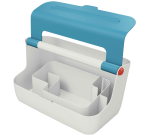 Leitz Cosy portable plastic storage box blue
