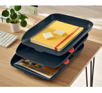 Briefkorb Leitz Cosy Set 3 x A4 grau