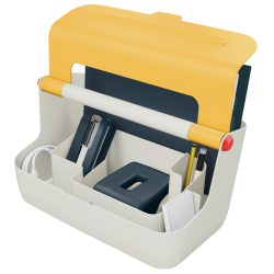 Boîte de rangement Leitz Cosy portable plastique jaune