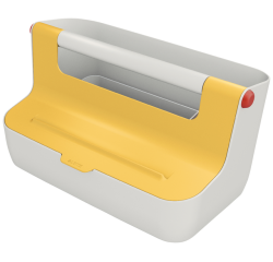 Boîte de rangement Leitz Cosy portable plastique jaune