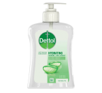 Savon gel mains Dettol Hydrating Aloe Vera antibactérien 250ml avec pompe