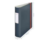 Classeur à levier Leitz Cosy 180° Active A4 82mm PP gris