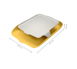 Cosy letter tray with organizer, A4