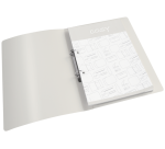 Ringband Leitz Cosy A4 2-rings O-mechaniek 25mm PP fluweel grijs