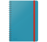 Cahier de notes Leitz Cosy spirale B5 ligné 160 pages 100g bleu