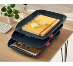 Notitieboek Leitz Cosy B5 160blz 100gr spiraal lijn geel