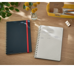 Cahier de notes Leitz Cosy spirale B5 ligné 160 pages 100g gris