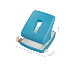 Leitz Cosy 30-Sheet Punch Blue