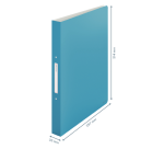 Leitz Cosy A4 Binder 2 O-Rings 25mm PP Blue