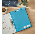 Leitz Cosy U Model Folder Harmonica A4 Perforated Strip PP Blue
