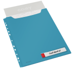 Leitz Cosy U Model Folder Harmonica A4 Perforated Strip PP Blue