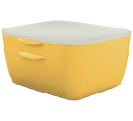 Bloc de classement Leitz Cosy 2 tiroirs jaune