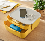Bloc de classement Leitz Cosy 2 tiroirs jaune