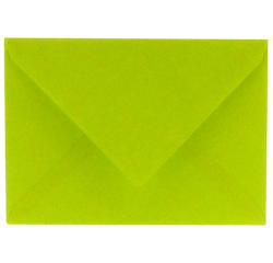 Enveloppe Papicolor EA5 156x220mm vert pomme paquet 6 pièces