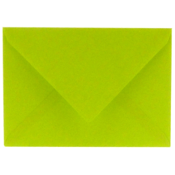 Enveloppe Papicolor EA5 156x220mm vert pomme paquet 6 pièces