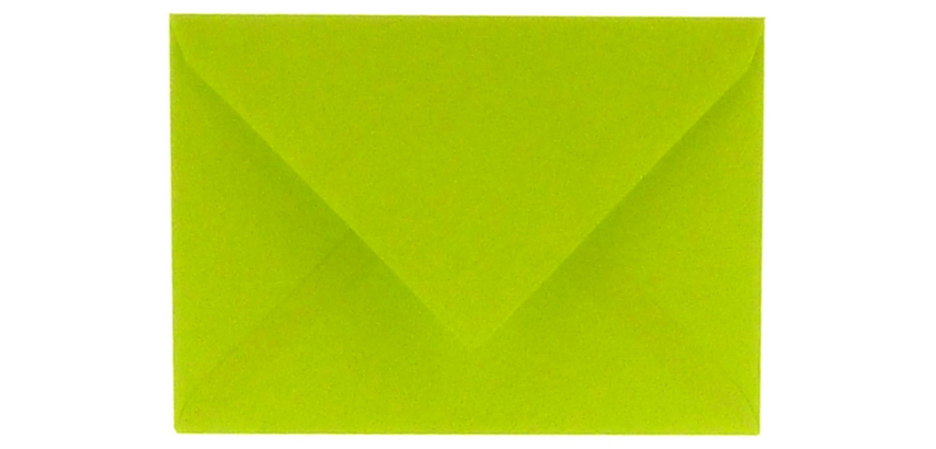 Enveloppe Papicolor EA5 156x220mm vert pomme paquet 6 pièces
