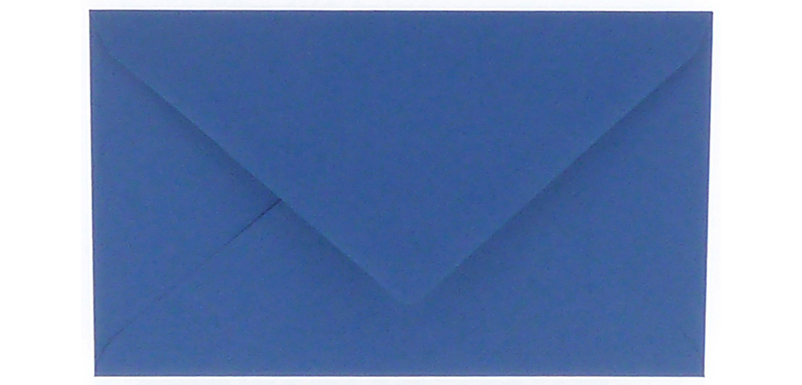 Enveloppe Papicolor EA5 156x220mm bleu roi paquet 6 pièces