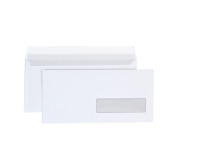 Enveloppe Office 110x220 DL Autocollante fenêtre 100g