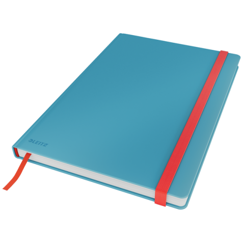 Cahier de notes Leitz Cosy B5 ligné 160 pages 100g bleu