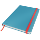 Cahier de notes Leitz Cosy B5 ligné 160 pages 100g bleu