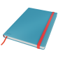 Cahier de notes Leitz Cosy B5 ligné 160 pages 100g bleu