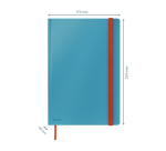 Leitz Cosy B5 Lined Notebook 160 Pages 100g Blue
