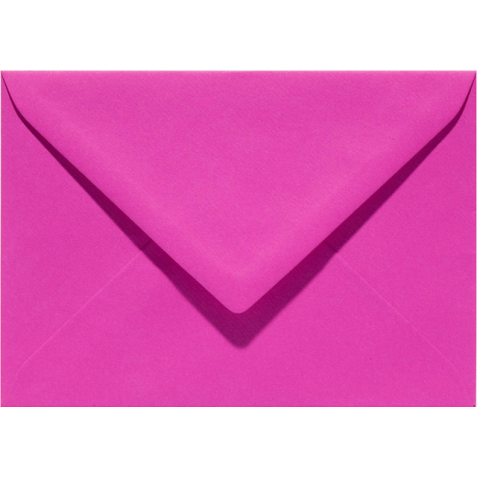 Enveloppe Papicolor EA5 156x220mm rose vif paquet 6 pièces