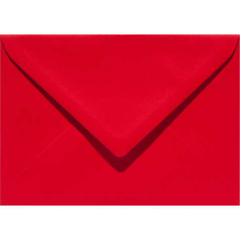 Enveloppe Papicolor EA5 156x220mm rouge paquet 6 pièces