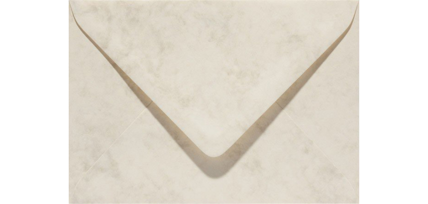 Envelop Papicolor EA5 156x220mm marmer ivoor pak à 6 stuks