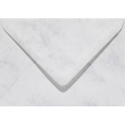 Enveloppe Papicolor EA5 156x220mm gris blanc marbré paquet 6 pièces