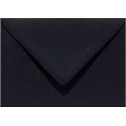 Enveloppe Papicolor EA5 156x220mm noir corbeau paquet 6 pièces