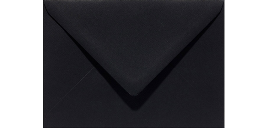 Umschlag Papicolor EA5 156x220mm Raben-Schwarz Paket 6 Stück