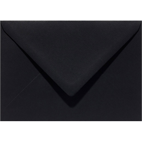 Envelop Papicolor EA5 156x220mm ravenzwart pak à 6 stuks