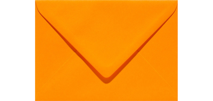 Envelop Papicolor EA5 156x220mm oranje pak à 6 stuks