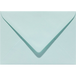 Enveloppe Papicolor EA5 156x220mm vert bleuté paquet 6 pièces