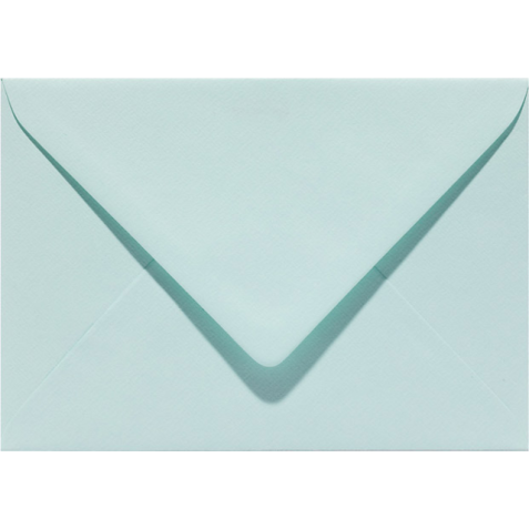 Enveloppe Papicolor EA5 156x220mm vert bleuté paquet 6 pièces